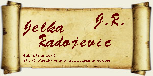 Jelka Radojević vizit kartica